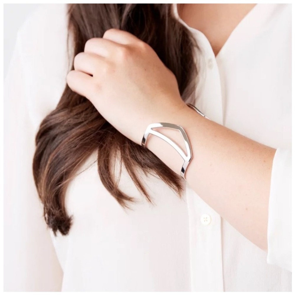 Jules Smith Jane Cuff Bracelet Silver‎